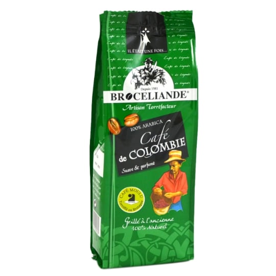 Café Moulu 100% Arabica Colombie BROCELIANDE