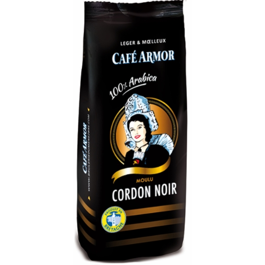Café Moulu Cordon Noir 100% Arabica BRULERIE DU MENEZ BRE