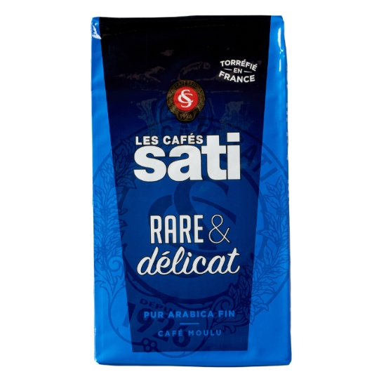 Café Moulu Bleu Pur Arabica Fin Rare & Délicat CAFE SATI