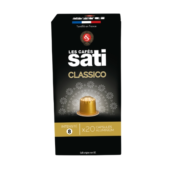 Café Capsules Classico Intensité 8 CAFE SATI