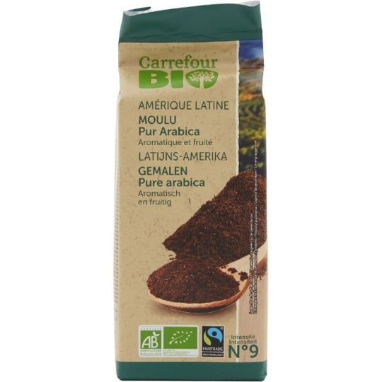 Café Moulu 100% Arabica Amérique Latine Bio CARREFOUR BIO