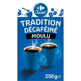 Café Moulu Décaféiné CARREFOUR CLASSIC