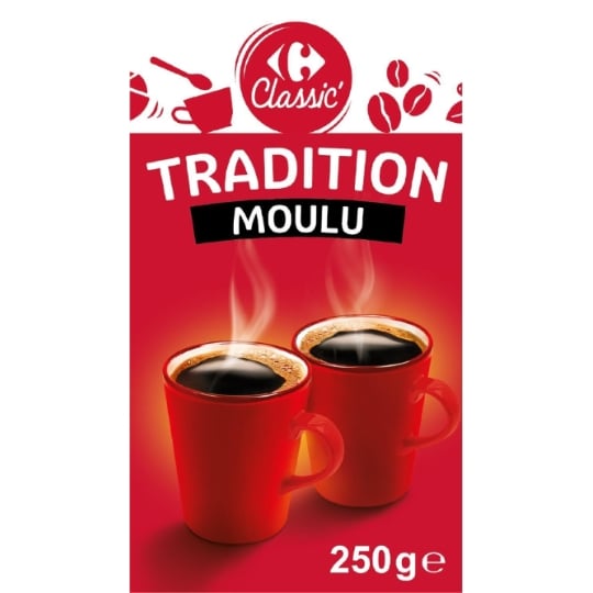Café Moulu Classique CARREFOUR CLASSIC'
