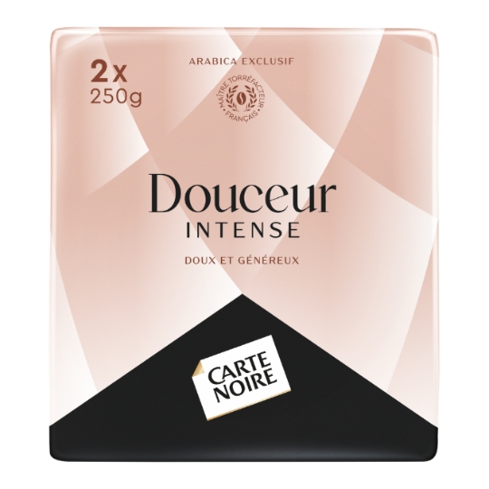 Café Moulu Douceur Intense 100% Arabica Intensité 6 CARTE NOIRE