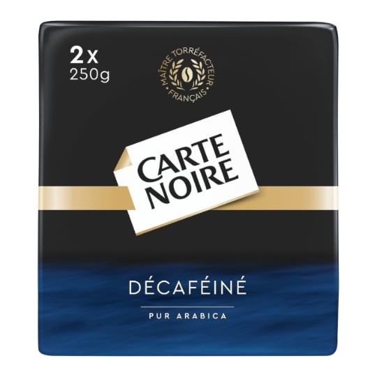 Café Moulu Décaféiné 100% Arabica Intensité 7 CARTE NOIRE