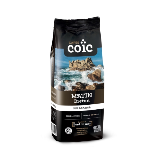 Café Moulu 100% Arabica Matin Breton COIC