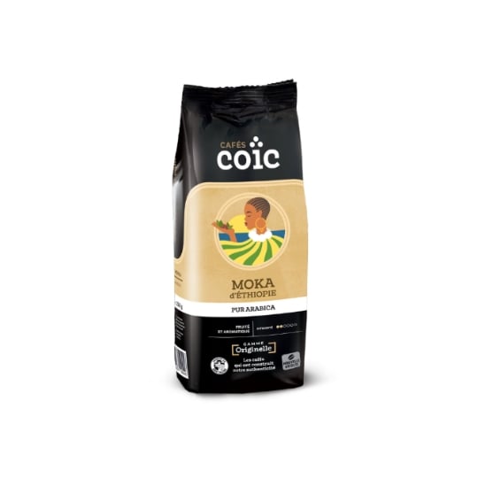 Café Moulu 100% Arabica Moka d'Ethiopie COIC