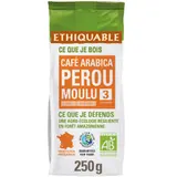 Café Moulu Pur Arabica Pérou Bio ETHIQUABLE