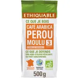 Café Moulu Pur Arabica Perou Bio ETHIQUABLE