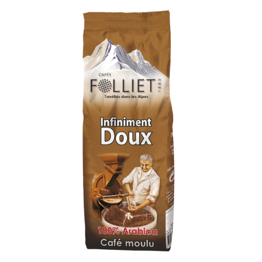 Café Moulu 100% Arabica Doux FOLLIET
