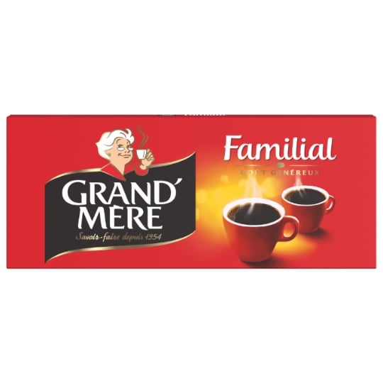 Café Moulu Familial 100% Robusta GRAND'MERE