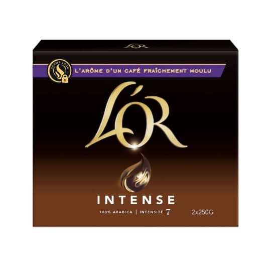 Café Moulu Intense 100% Arabica Intensité 7 L'OR