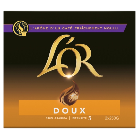 Café Moulu Doux 100% Arabica Intensité 5 L'OR