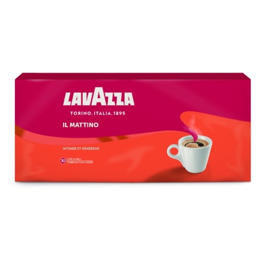 Café Moulu Il Mattino intensité 10 LAVAZZA