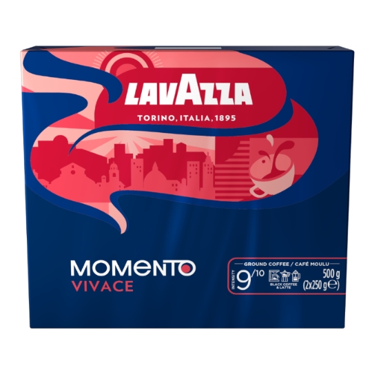 Café Moulu Momento Vivace Intensité 9/11 LAVAZZA