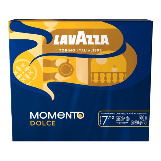 Café Moulu Momento Dolce Intensité 7/10 LAVAZZA