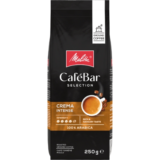 Café Moulu Crema Intense 100% Arabica Intensité 4 MELITTA