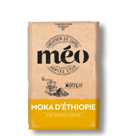 Café Moulu Pur Arabica Moka d'Ethiopie MEO