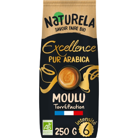 Café Moulu bio Pur arabica NATURELA