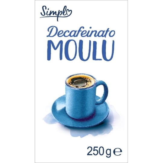 Café Moulu 100% Arabica Décaféiné SIMPL