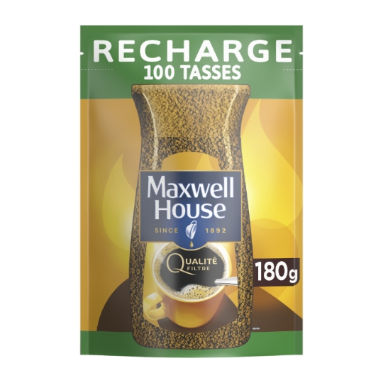 Café Soluble Qualité Filtre Eco Recharge MAXWELL HOUSE