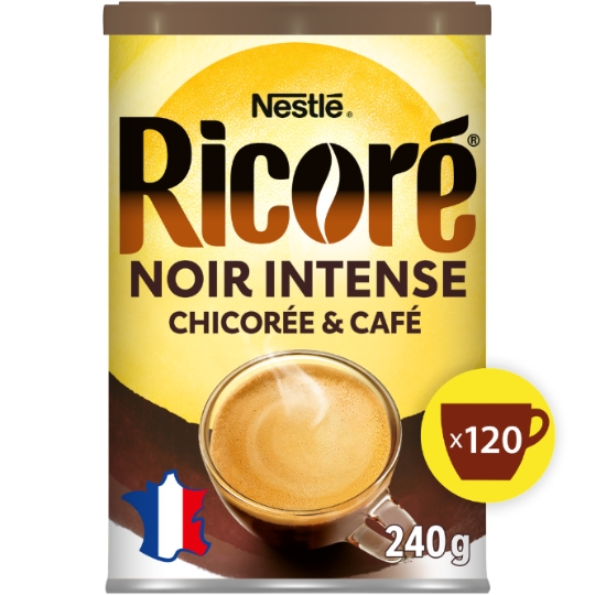 Chicorée et Café Soluble Noir Intense RICORE
