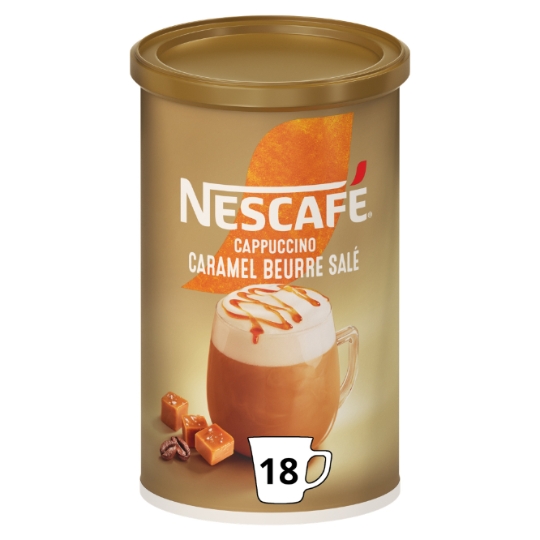 Café Soluble Cappuccino Caramel Beurre Salé NESCAFE