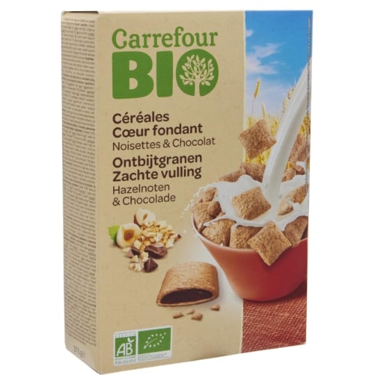 Céréales Coeur Fondant Chocolat Noisette Bio CARREFOUR BIO