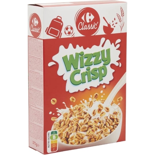 Céréales Wizzy Crisp Miel CARREFOUR CLASSIC'