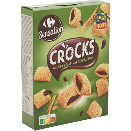 Céréales Crocks Chocolat Noisette CARREFOUR SENSATION