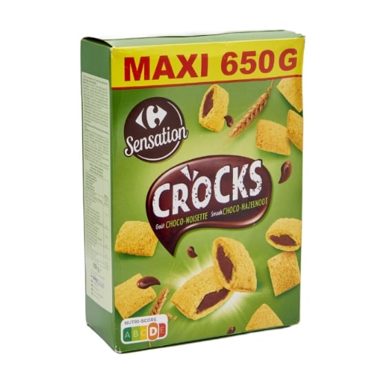 Céréales Crocks Chocolat Noisette CARREFOUR SENSATION