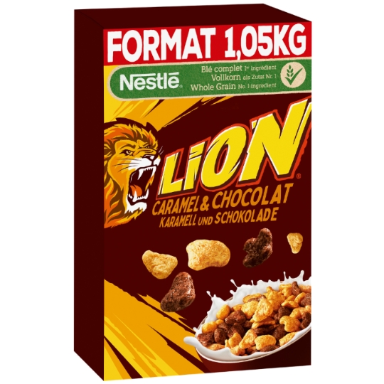 Céréales Lion Caramel et Chocolat NESTLE