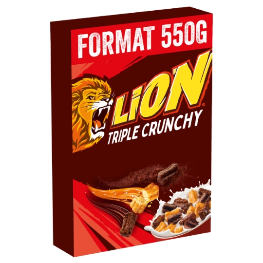 Céréales Lion Triple Crunchy Caramel et Chocolat NESTLE