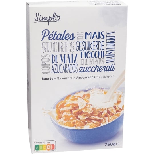 Céréales Pétales de Maïs Sucrés SIMPL