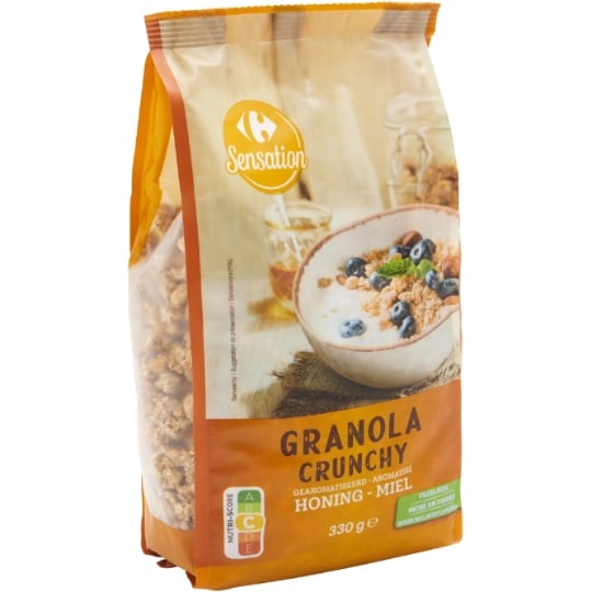Céréales Crunchy Muesli Miel CARREFOUR