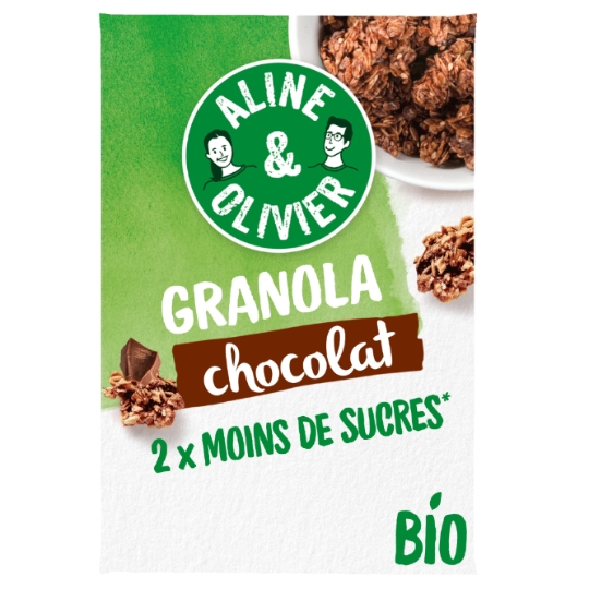 Céréales Granola Chocolat Bio ALINE & OLIVIER