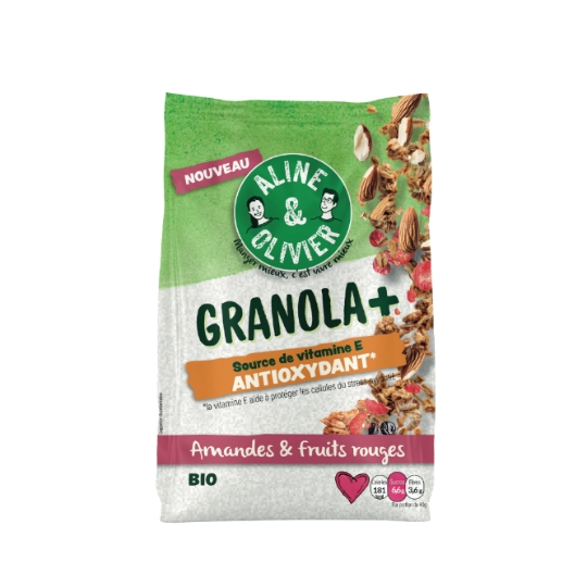Granola Bio Amandes et Fruits Rouges ALINE & OLIVIER