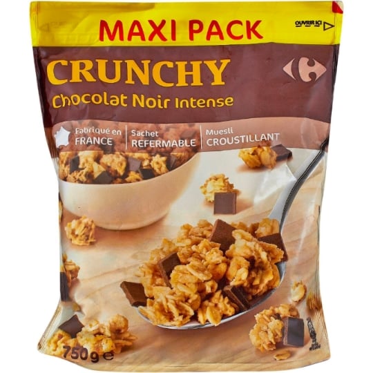 Crunchy Muesli Chocolat Noir CARREFOUR SENSATION