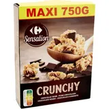 Granola crunchy chocolat noir CARREFOUR SENSATION