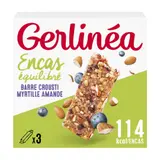 Barre de céréales myrtille amandes GERLINEA