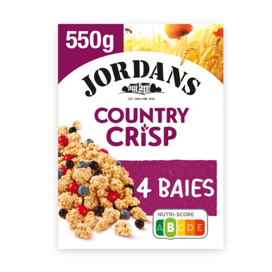 Céréales Country Crisp 4 Baies JORDANS