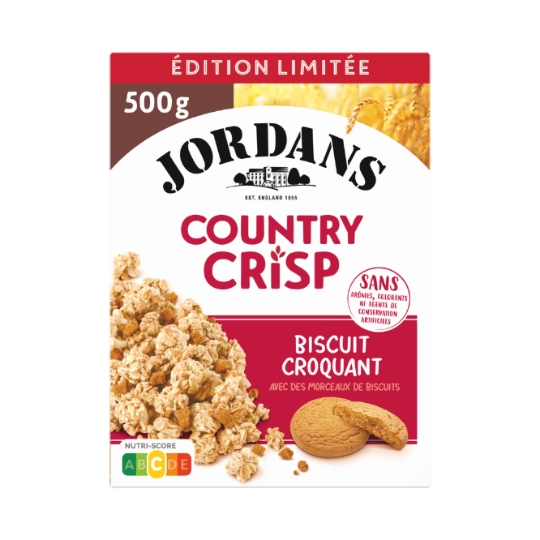 Céréales avec des Morceaux de Biscuits Country Crisp JORDANS