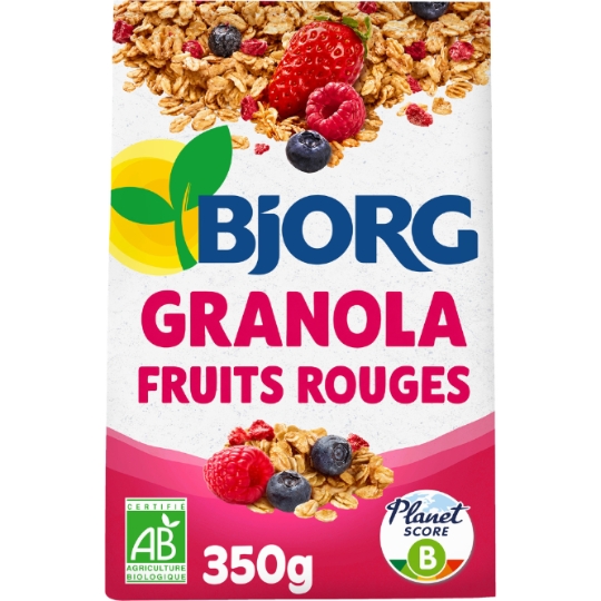 Céréales bio Granola fruits Rouges  BJORG