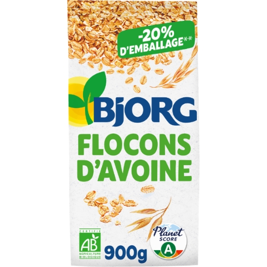 Céréales bio Flocons d'Avoine complètes nature BJORG