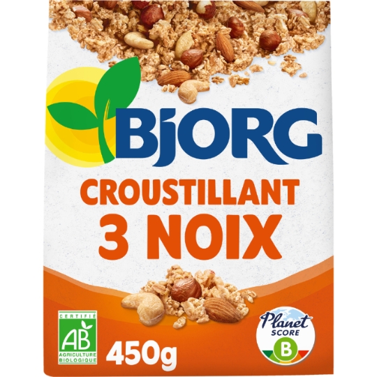 Céréales bio Croustillant 3 Noix  BJORG