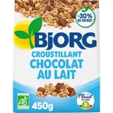 Muesli Croustillant Chocolat au Lait Bio BJORG