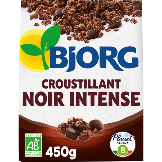Céréales bio Croustillant Chocolat intense BJORG