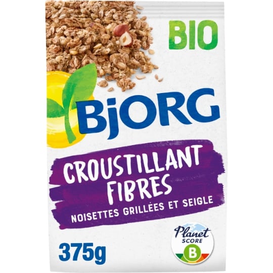 Céréales bio Croustillant Fibres  BJORG