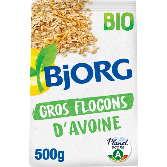 Céréales bio Gros Flocons d'Avoine complètes nature BJORG