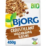 Muesli Croustillant Macadamia et Raisin Bio BJORG